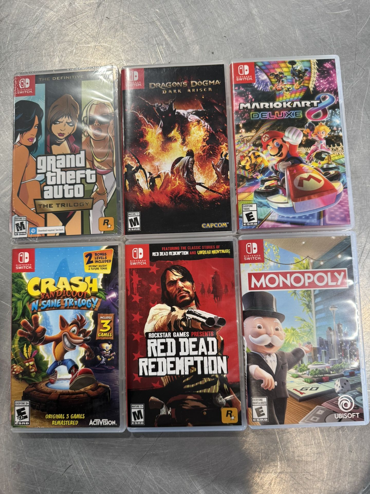 6 Nintendo Switch Games