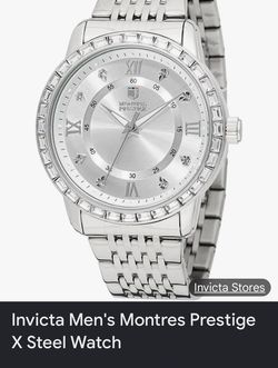 The Montres Prestige Vetriore X Invicta is a line of luxury-inspired quartz and automatic watches. These men's timepieces typically feature large 45mm