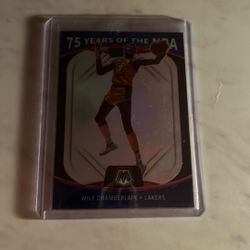 Wilt Chamberlain Laker 75 Years Of The NBA card