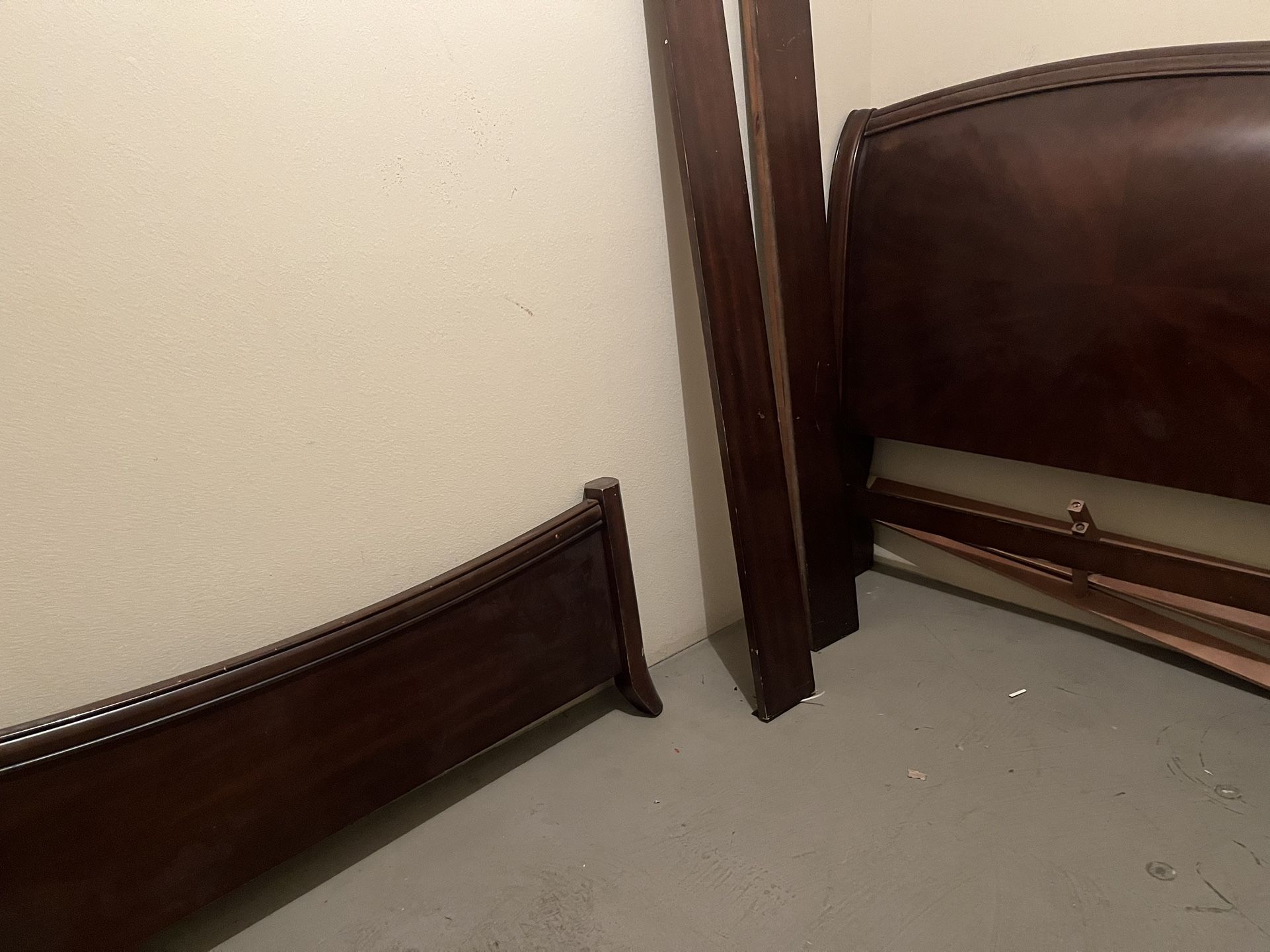 Queen Bed Sled Bed Frame Free