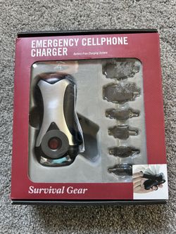 Emergency cell phone charger