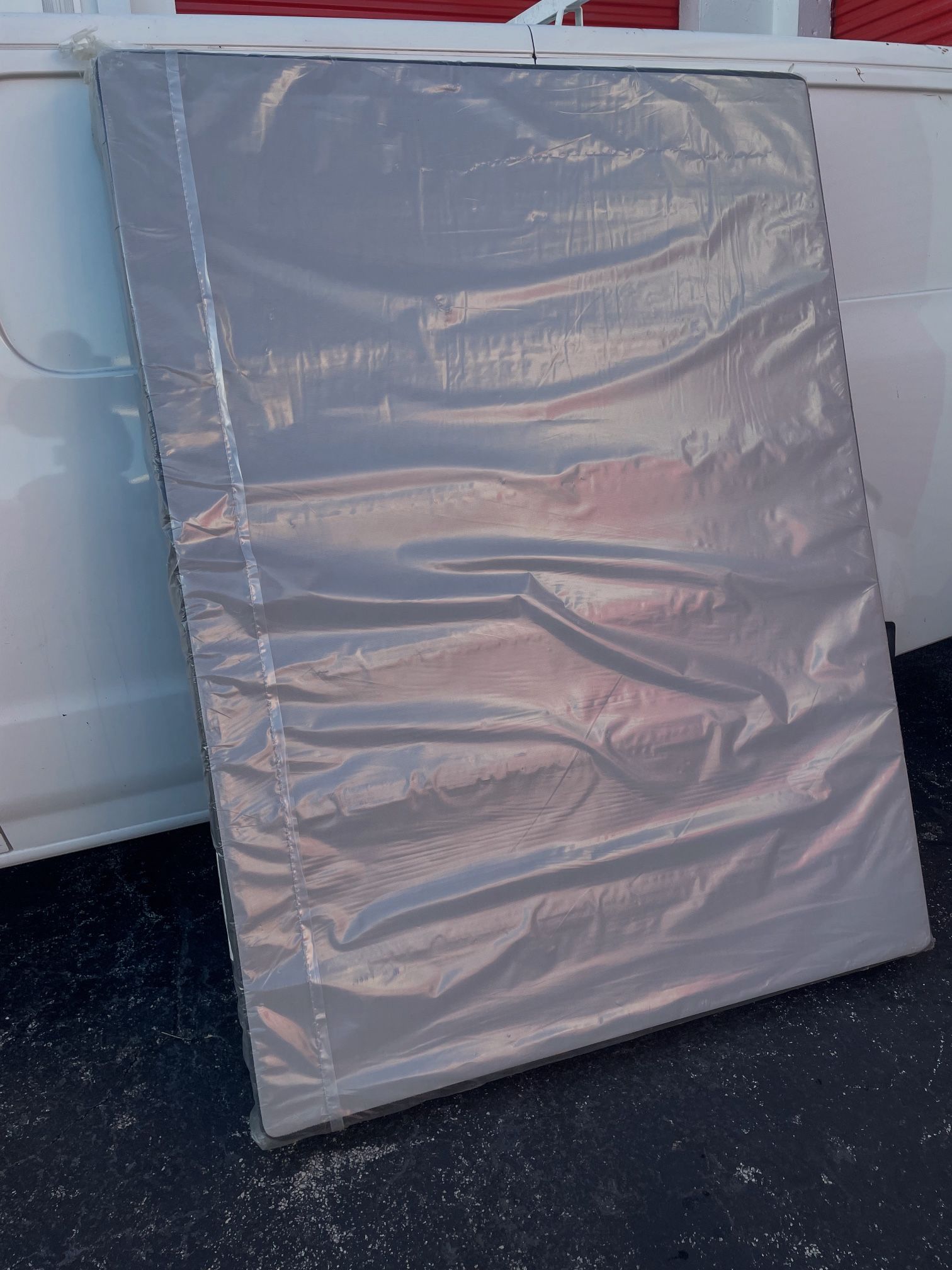 Queen Box Spring In Plastic