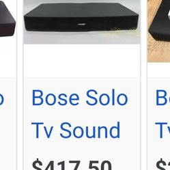 Can Deliver  Used vintage Bose Audio Solo TV sound system pedestal complete with remote