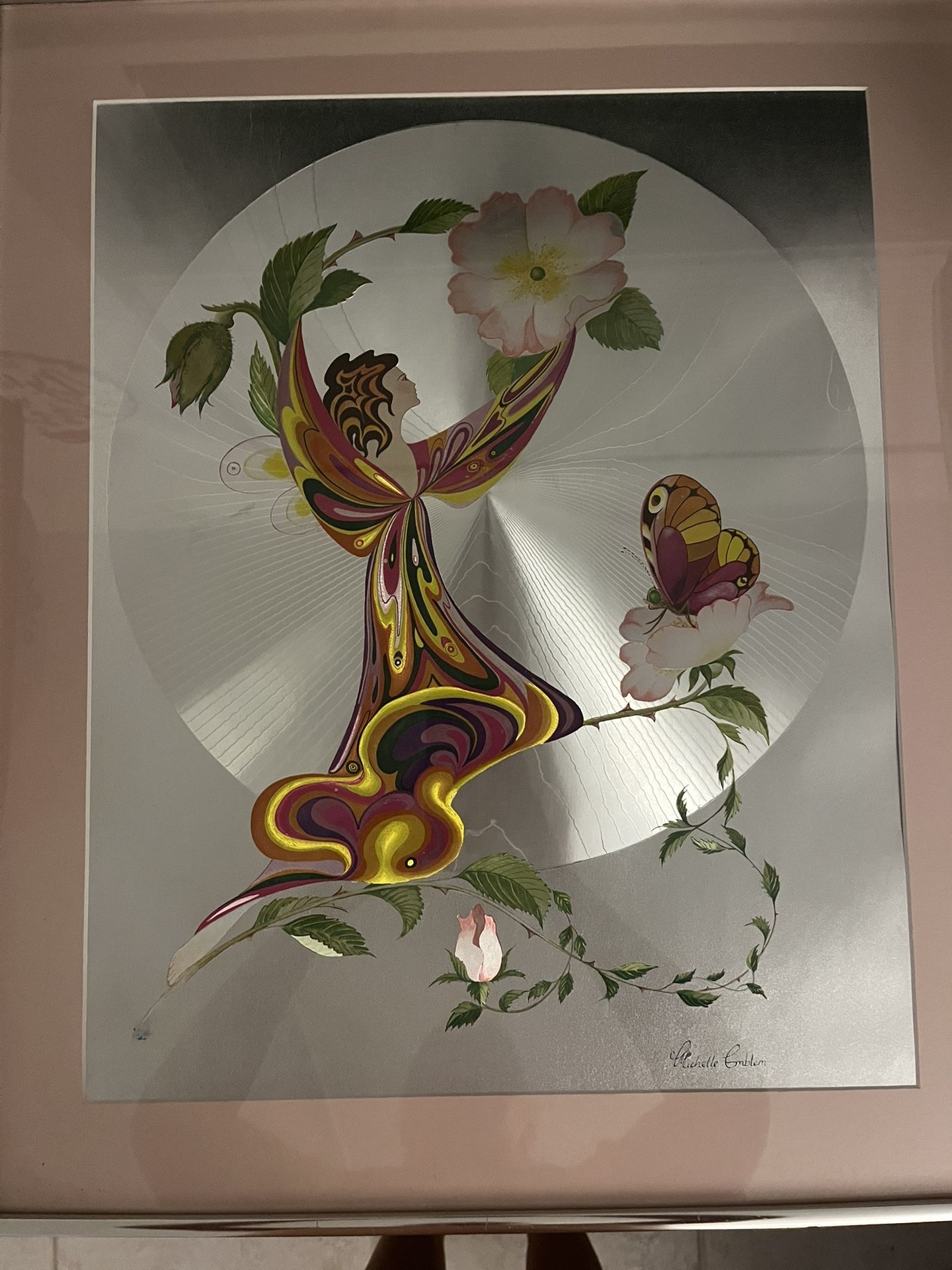 Michelle Emblem Foil Art