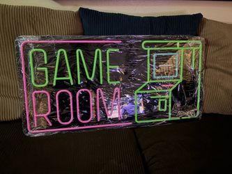 Game Room Neon Sign