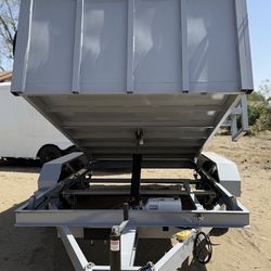 New Hydraulic Dump Trailer 8x4x12