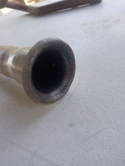 Mini bike straight pipe exhaust