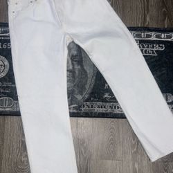 Levis White 501’s