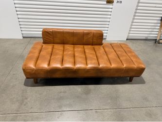 Article Sven Cognac Tan Leather Daybed