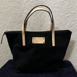 Kate Spade Kennedy Park Tiny Sophie Black Nylon Satchel/Tote WKRU2457