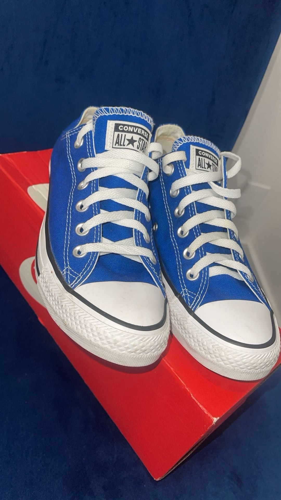 Blue Converse Shoes