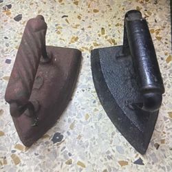 Planchas De  Carbón Muy Antigua Cash Iron C/u