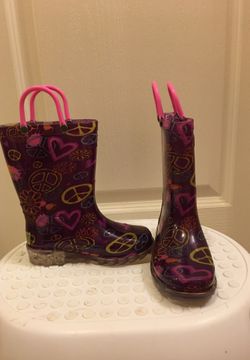 Girls rain boots