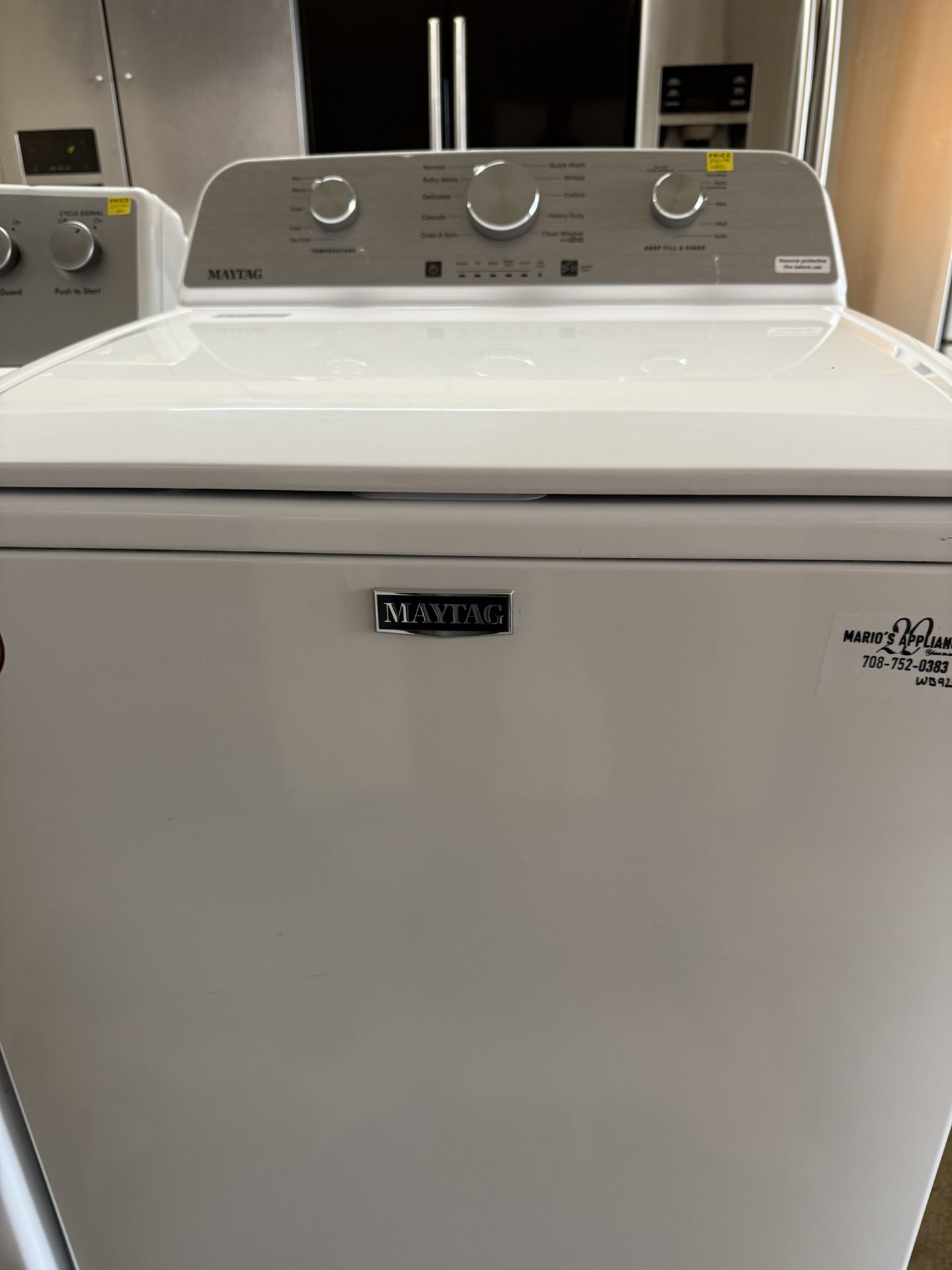 Maytag Washer With Warranty