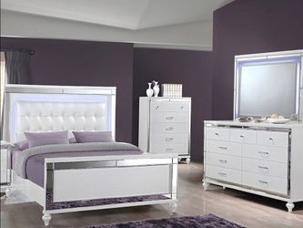 Valentino Silver Bedroom - Queen Size
