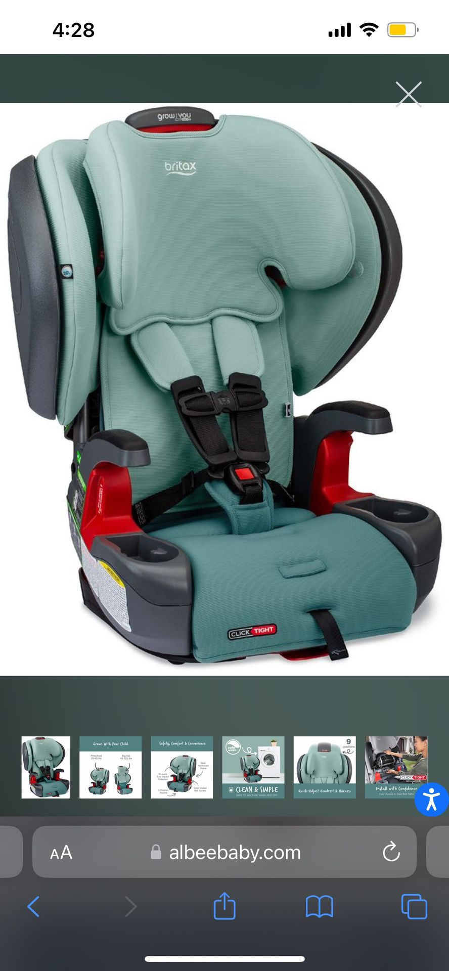 Britax Harness Booster-car seat 
