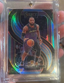 LeBron James Panini Select Lakers Holo Card
