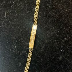 10k Ethan ID Bracelet 
