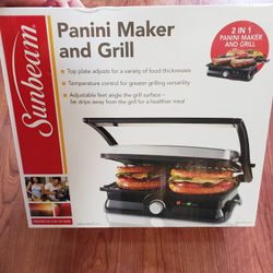 Sunbeam Panini Maker and Grill