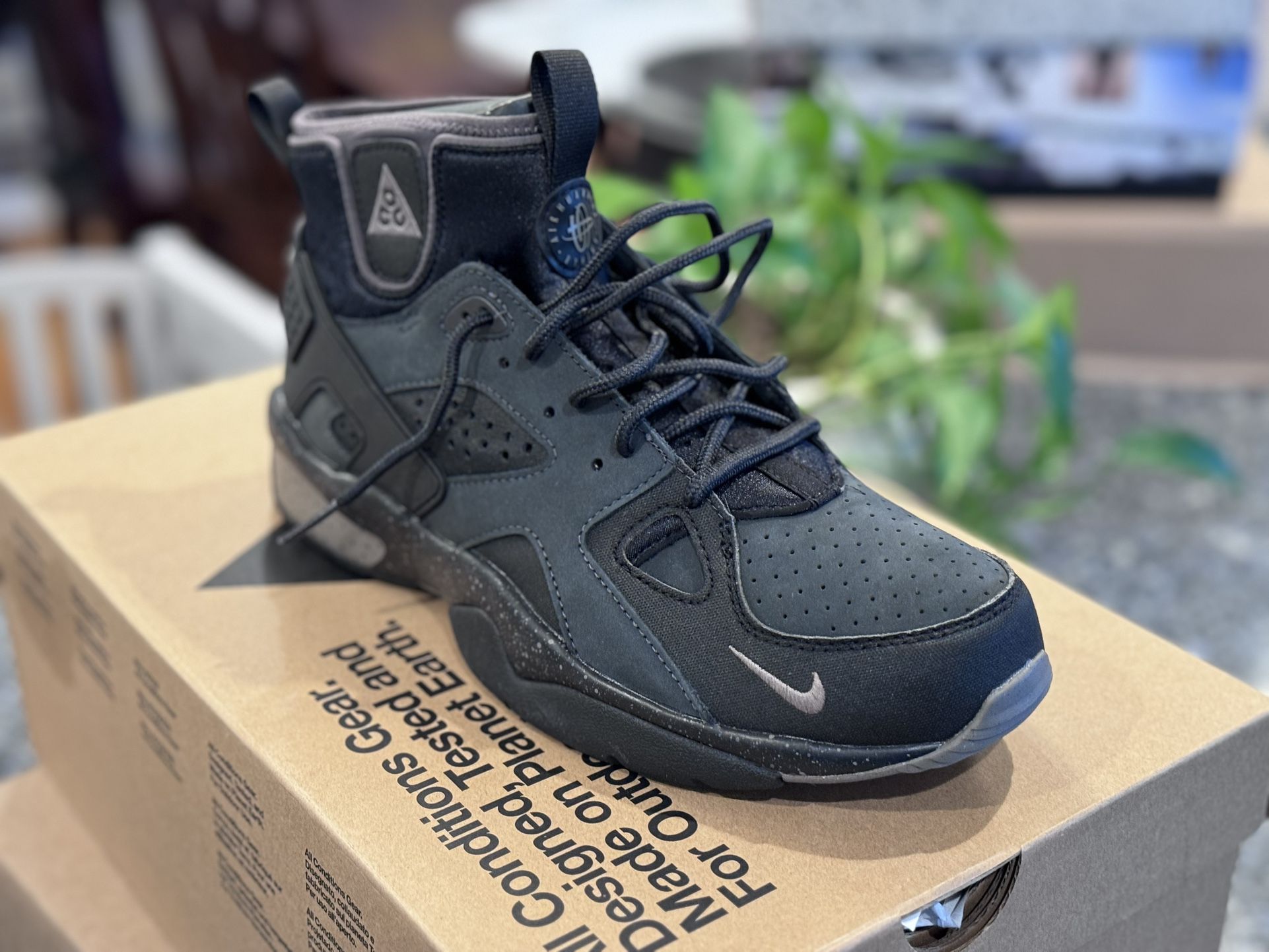 Nike Air MOWABB Olive Grey-Black