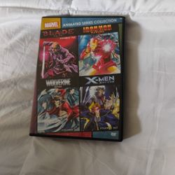 A Collectible Marvel Animated Series Collection With Blade Iron Man Wolverine And X-Men