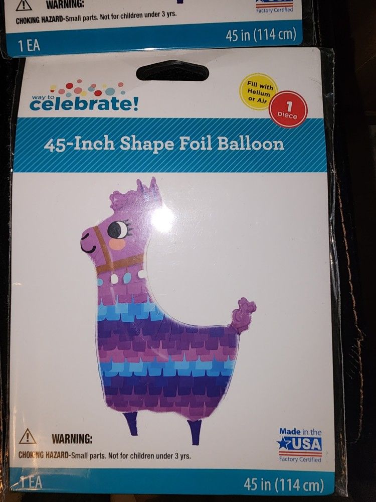45-inch Llama Shape Foil Balloon (Party Planner)