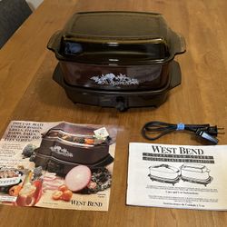 Vintage West Bend 4-Quart Slow Multi-Cooker