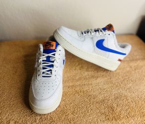 Nike Air Force 1 '07 Women's Size 6 Sail/Racer Blue-Coconut Milk DO6680 100 