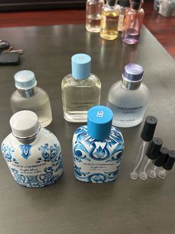 D&G LIGHT BLUE COLLECTION DECANTS/  SAMPLES