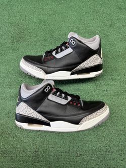 JORDAN 3 BLACK CEMENT SIZE 9