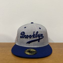 Brooklyn Dodgers Script - Jackie Robinson Side Patch - Size 7 5/8 **Brand New**