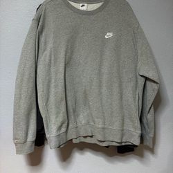 Light Grey Nike Crewneck