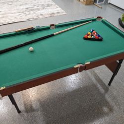 Rack Crux 55in Foldable Pool Table