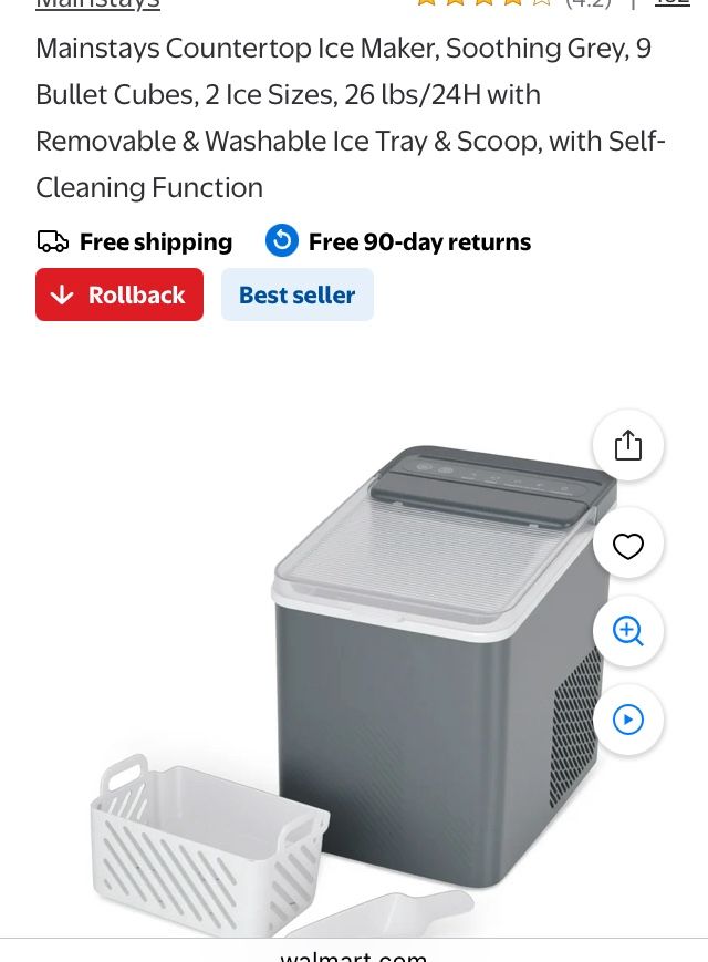 Mainstays ice maker