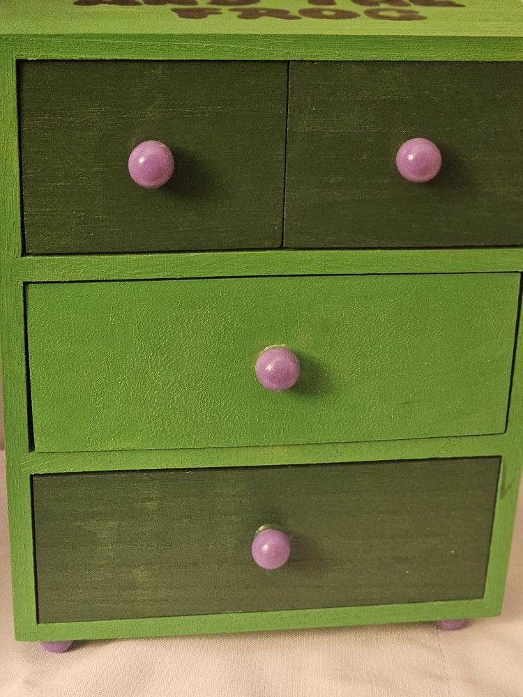 Wooden Custom Princess And The Frog Jewelry Box