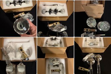 Beautiful  Glass Door Knob Set