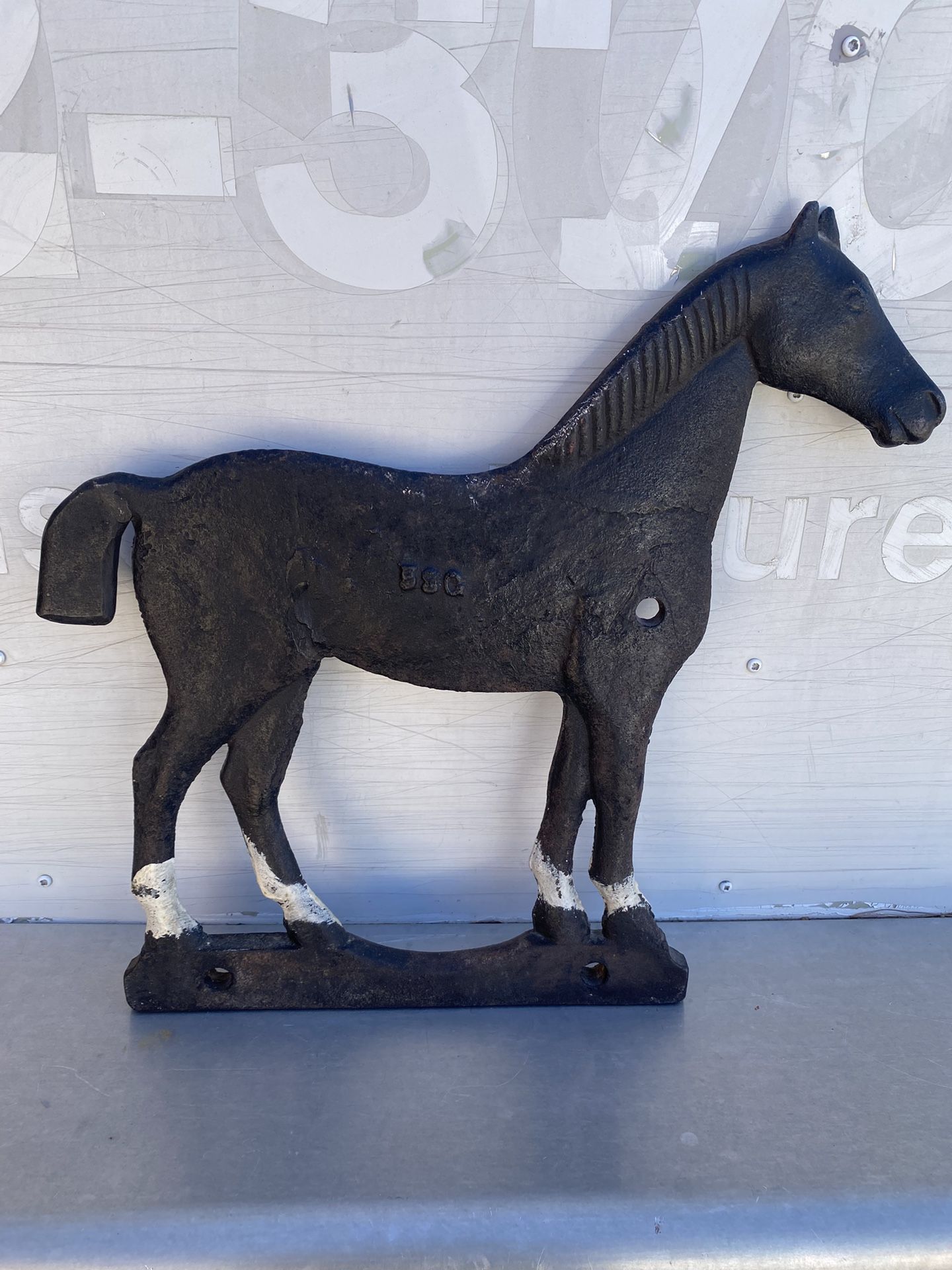 Antique Cast Iron Horse