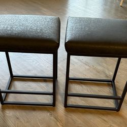 24 Inch Counter Height Bar Stools- Set of 2