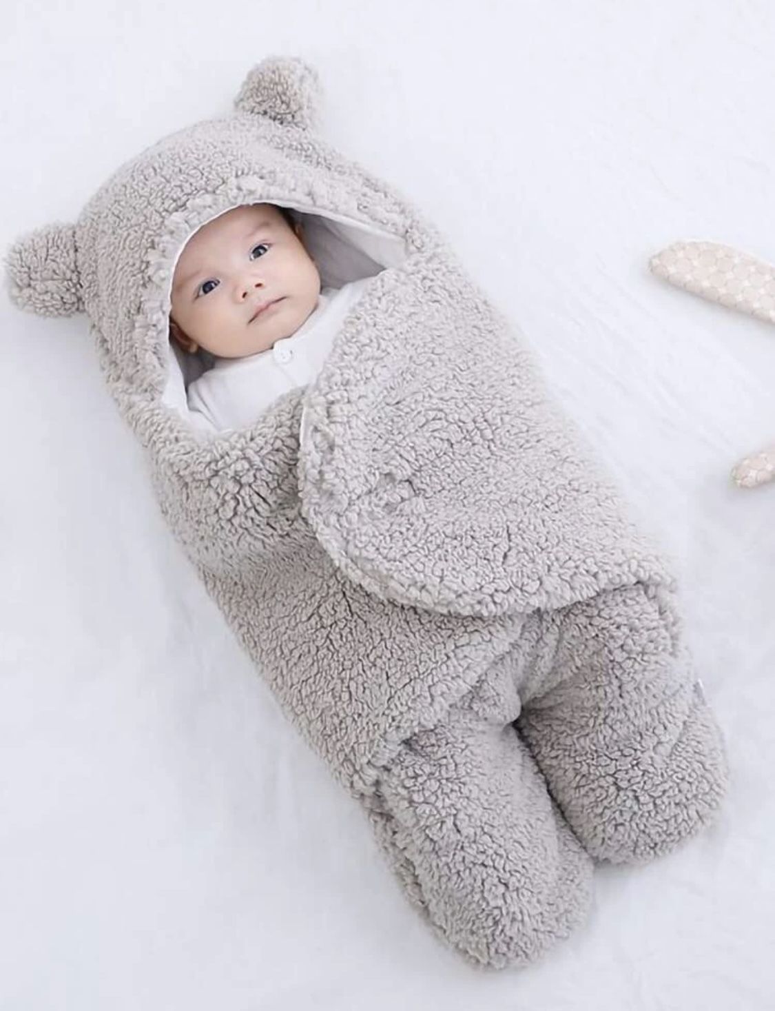 2 Mantas Para Envolver Bebé Con Diseño De Oso