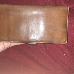 Coach Mens Breast Pocket Wallet 3.5”x7.5”