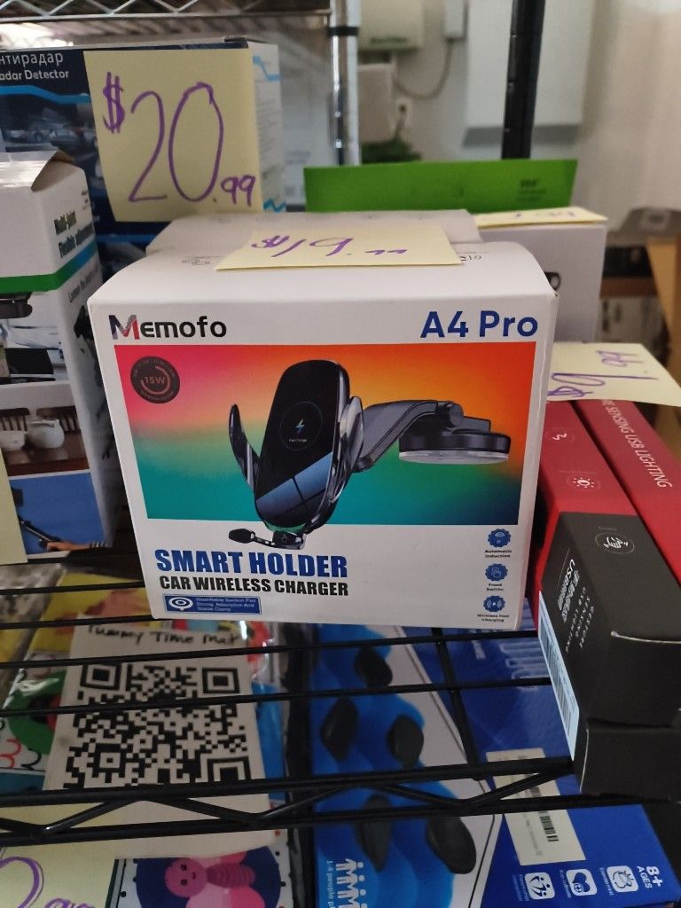Smart Holder Car Wireless Charger But Memofo A4 Pro