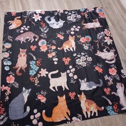 Cute Cat Shower Curtain 