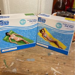 2 AIR MAT  YELLOW  & 1 GREEN 
