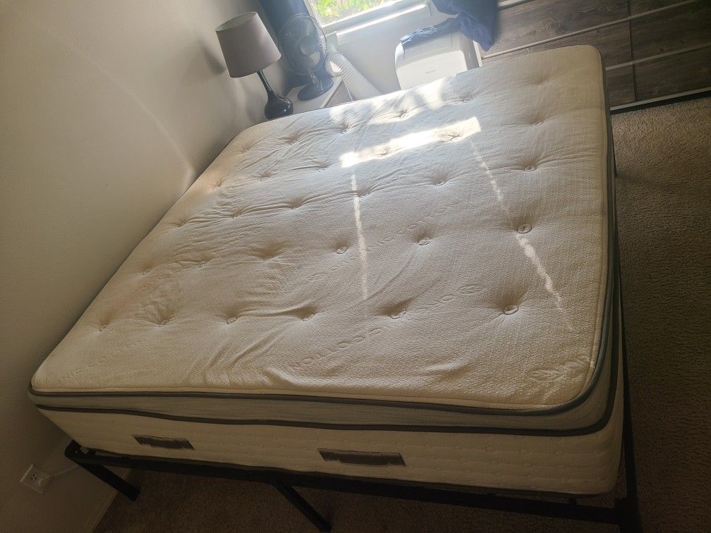 King Size Avocado Mattress and Frame