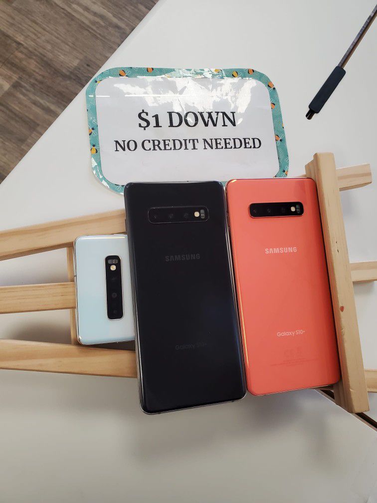 Samsung Galaxy S10- Pay $1 DOWN AVAILABLE - NO CREDIT NEEDED
