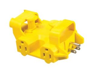 WOODS WIRE YELLOW JACKET 5-OUTLET ADAPTER 