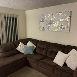 Brown Sectional
