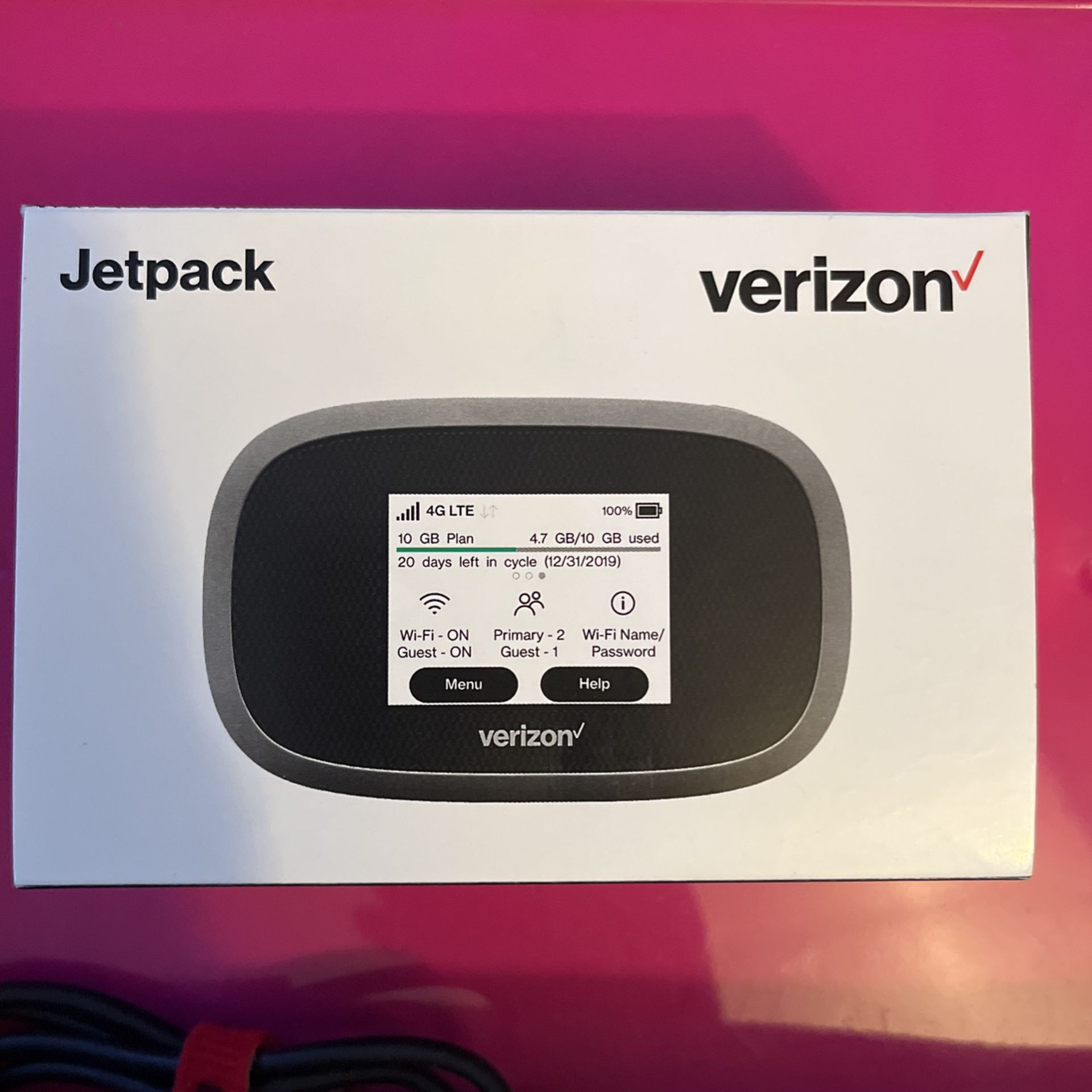 NEW Verizon Jetpack MIFI8800L 4G LTE Hotspot Modem