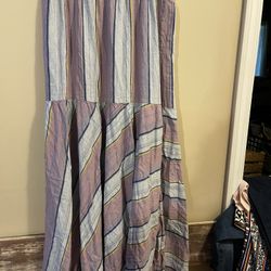 Cha Sor Womens Dress Medium  Strapless Fit Flare Adorable Like New Smoke Free