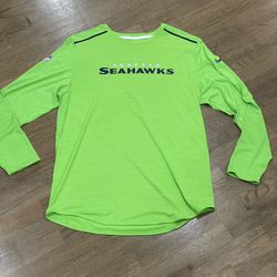 Men’s Nike NFL Seattle Seahawks On-Field Long Sleeve Dri Fit Tee 